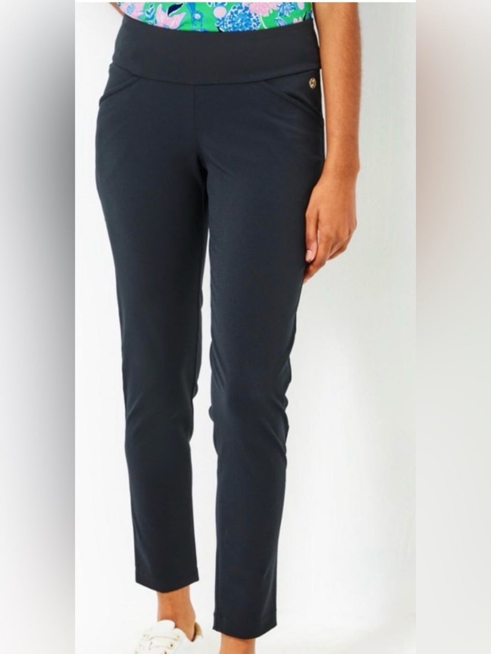 πΊ $138 Lilly Pulitzer Black LUXLETIC corso pants size 12 πΊ